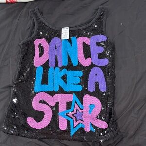 Vintage early 2000’s Sequin Dance Tank Top